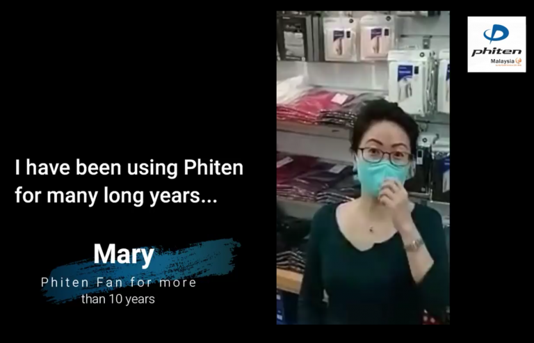 Mary’s Journey with Phiten Metax Lotion